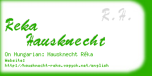 reka hausknecht business card